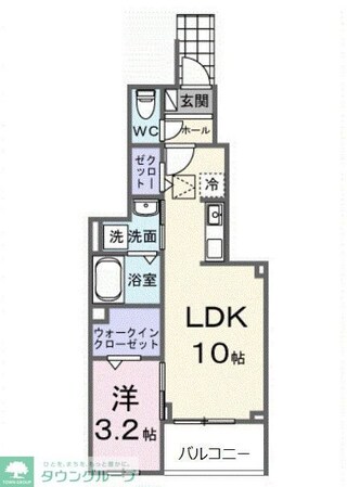 ピースフルIIIの物件間取画像